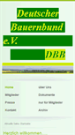 Mobile Screenshot of bauernbund.de